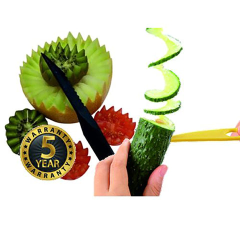 COMBO DE CORTADOR EN ESPIRAL Y CUCHILLO EN V PIRANHA