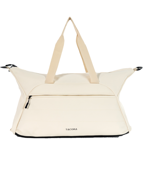 BOLSA DE VIAJE DEPORTIVA DE BOMBAY
 CREMA