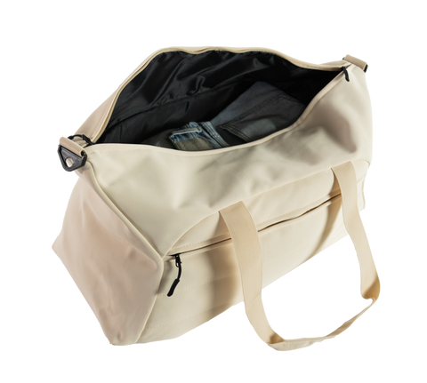 BOLSA DE VIAJE DEPORTIVA DE BOMBAY
 CREMA