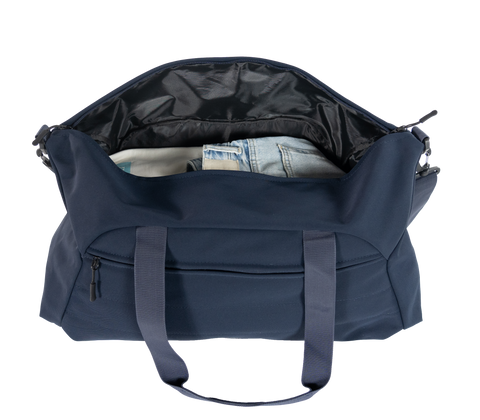BOLSA DE VIAJE DEPORTIVA DE BOMBAY
 AZUL MARINO