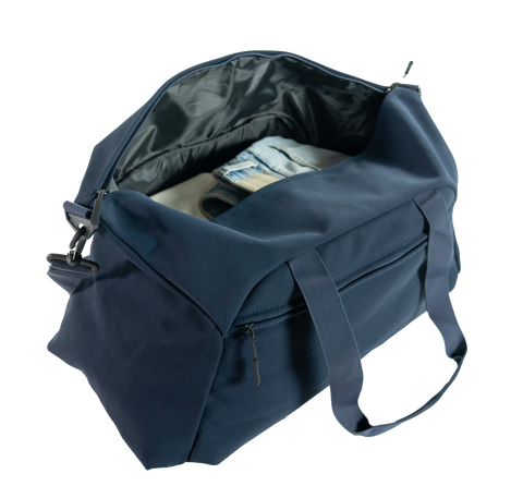 BOLSA DE VIAJE DEPORTIVA DE BOMBAY
 AZUL MARINO